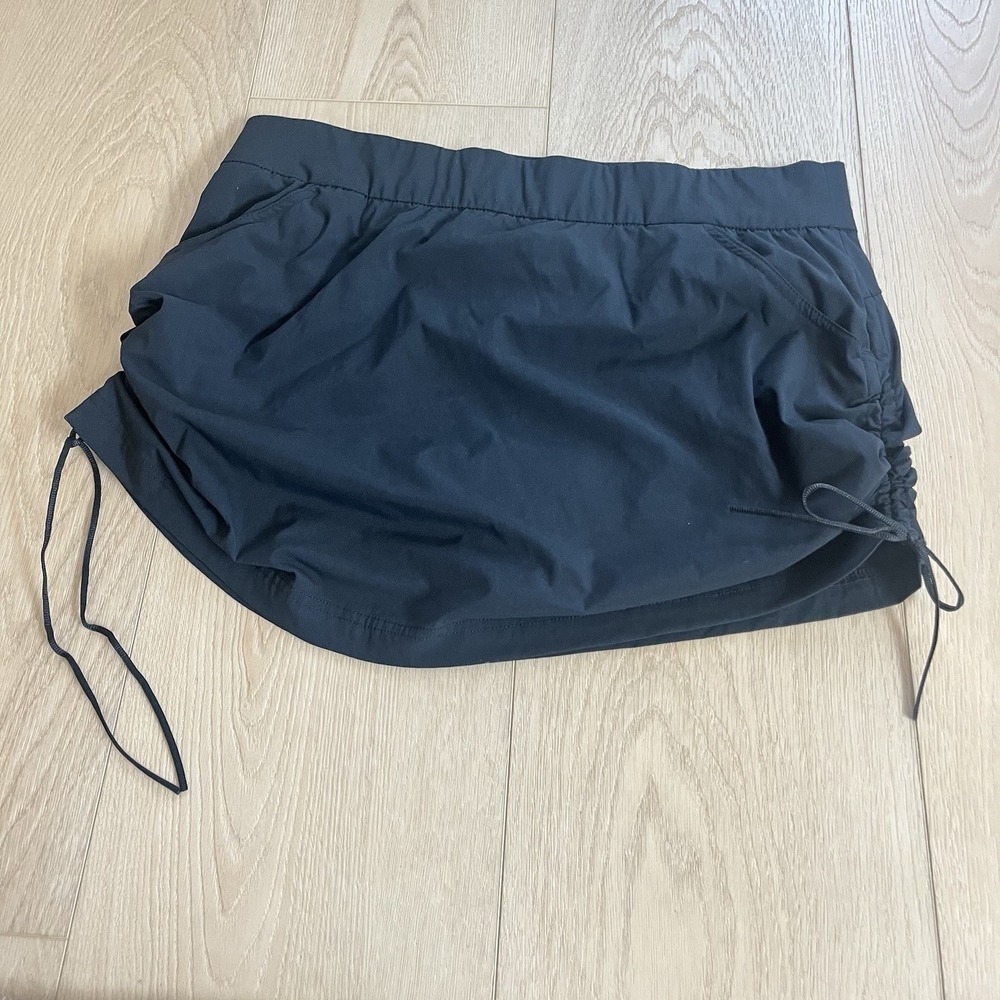 Columbia Active Skort Size XL Black Mid Pocket Stretch Skirt Tennis Run Outdoor - Picture 5 of 13